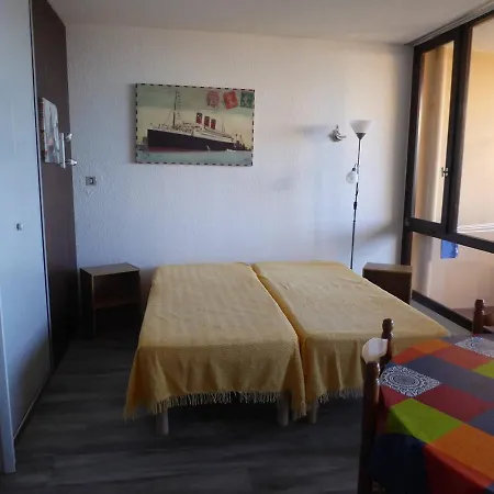 Grand T2 Avec Piscine, Terrasse Et Acces Direct A La Plage, 4 Personnes - Port Barcares - Fr-1-81-505 *