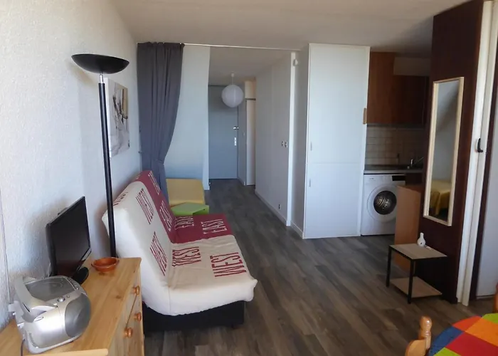 Grand T2 Avec Piscine, Terrasse Et Acces Direct A La Plage, 4 Personnes - Port Barcares - Fr-1-81-505 דירה *